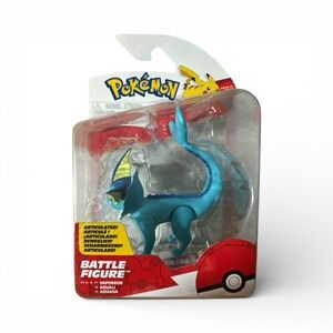2023 Jazwares Nintendo Pokemon Battle Figure - VAPOREON - NEW Sealed